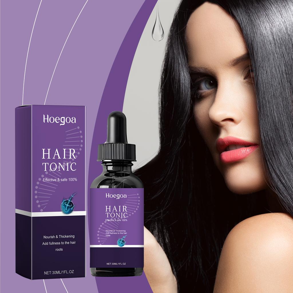Hoegoa Hair Serum: Strengthens, Thickens, and Adds Volume to Hair; Moisturizes and Repairs the Scalp and Hair Roots