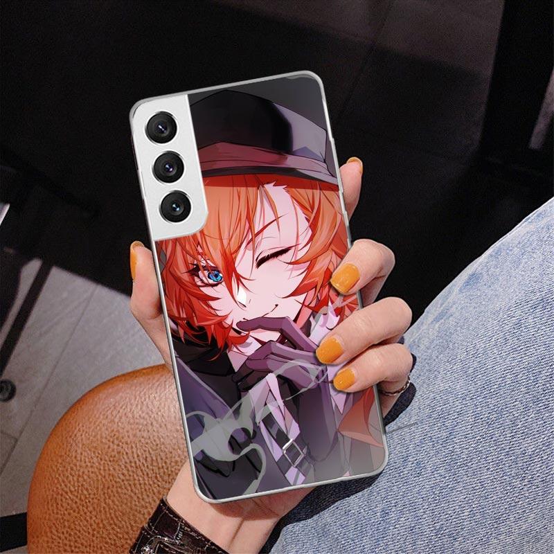 Чехол для телефона Bungo Stray Dogs Накахара Чуя Для Samsung Galaxy S24 S25 Edge S26 Ultra S23 S22 S21 Plus S20 FE + Персонализированный При