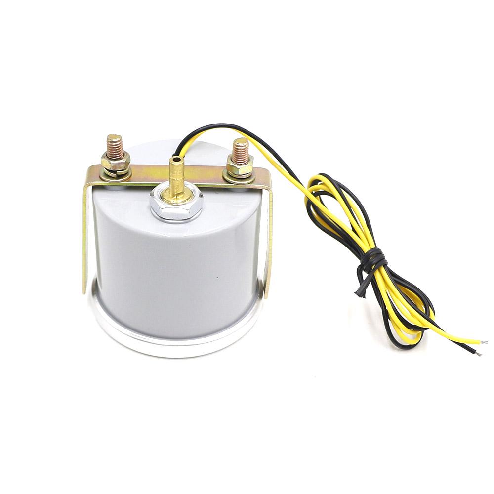 2"52mm 12V Racing Car Auto Turbo Boost Gauge -30In.hg~35PSI Smoke Lens Turbo Kit White LED Display Turbo Pressure Meter