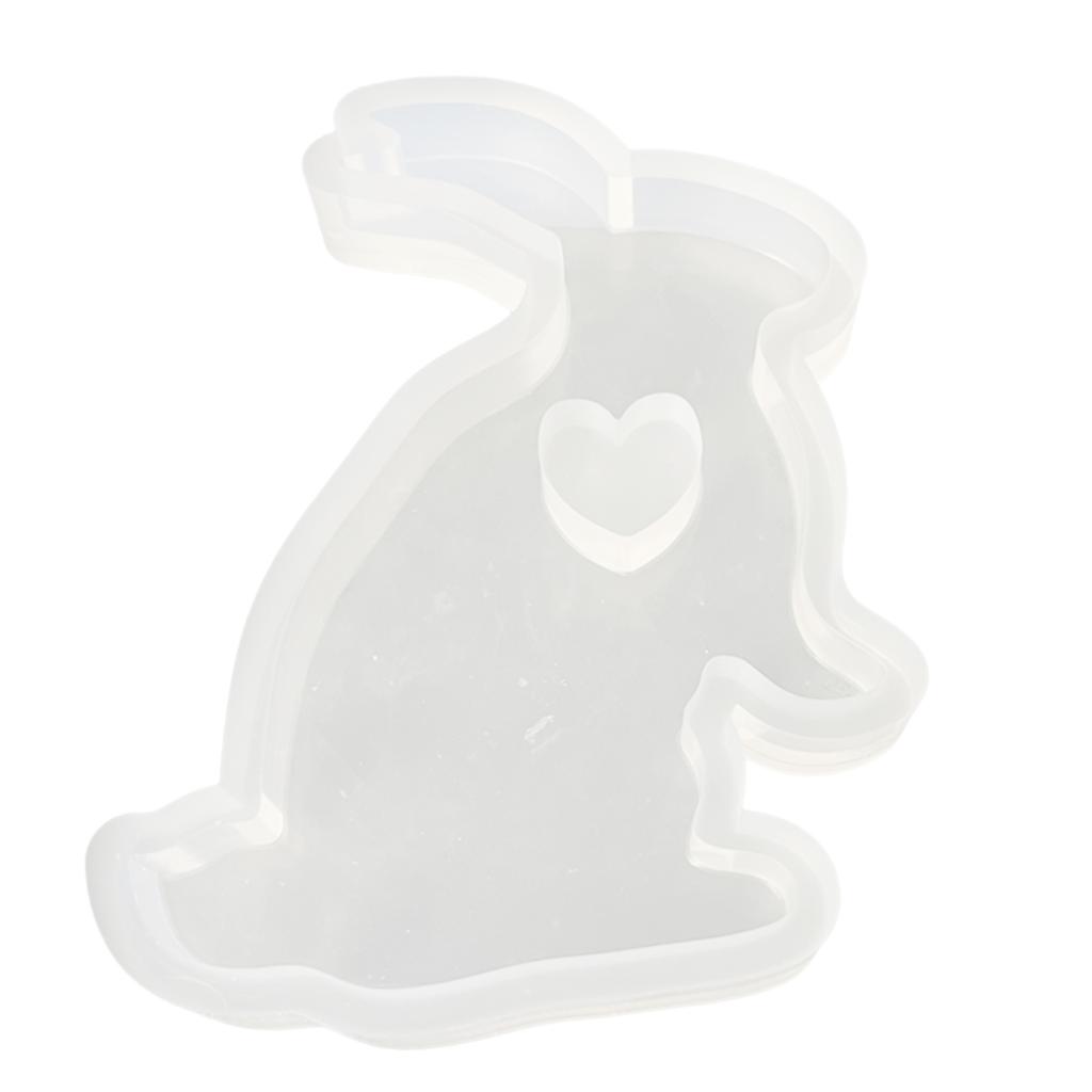 Пасхальный кролик смоляная литейная форма 3D кролик свеча силиконовая форма для самостоятельного изготовления свечей глина ремесло гипс домашнее украшение