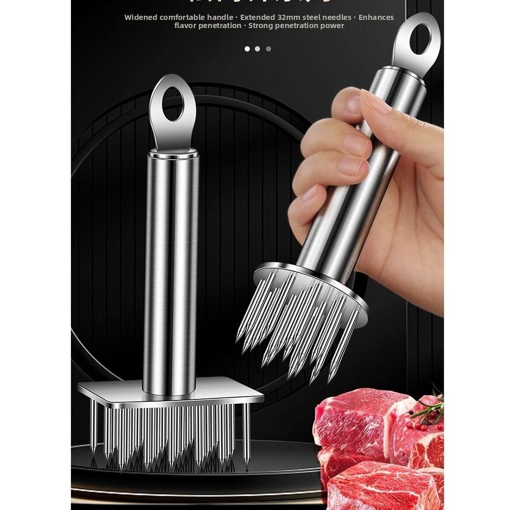 304 Stainless Steel Meat Tenderizer Professional Tool Kitchen Hitting Mallet  Kitchen