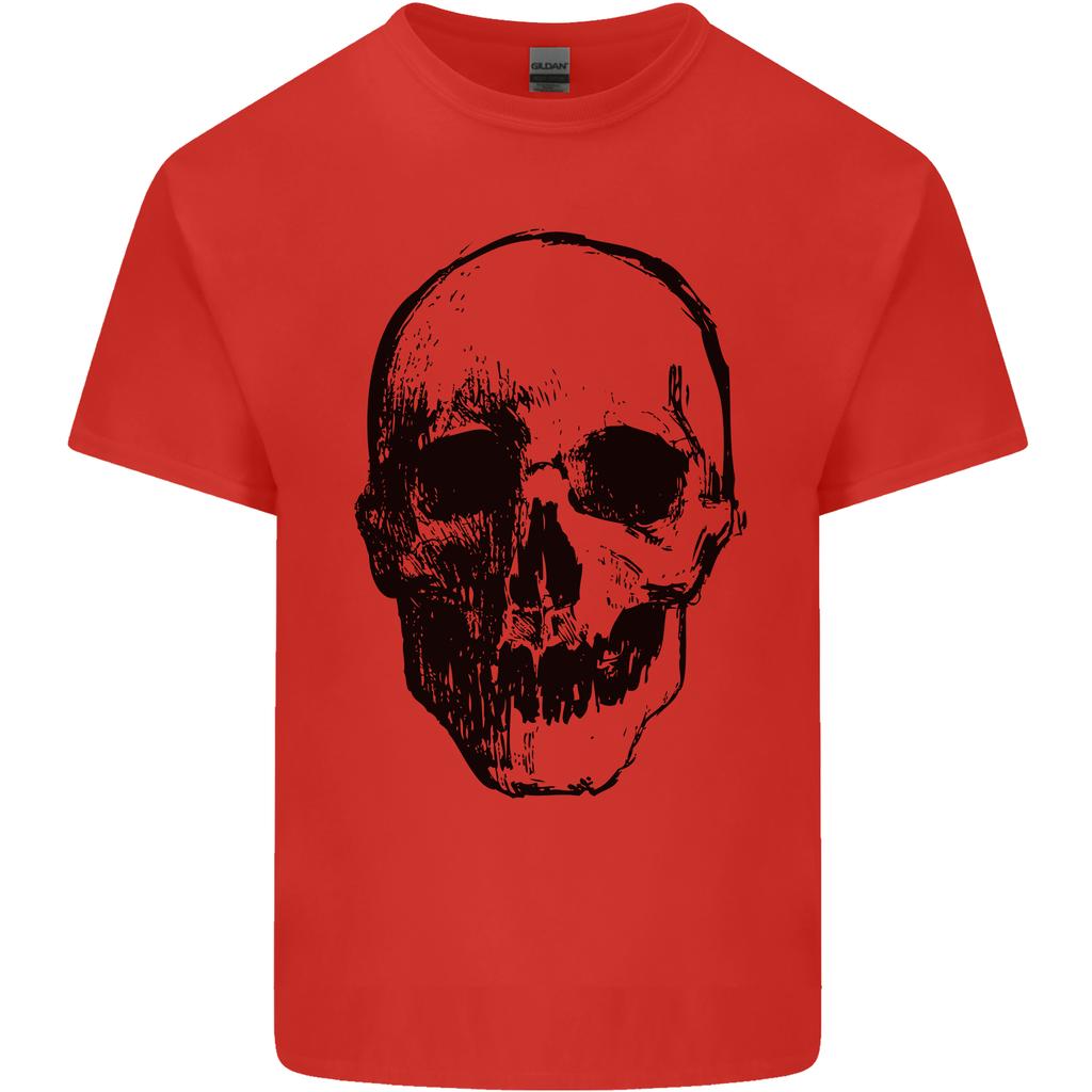 HuUnisex Skull Unisexs Light Cotton TShirt