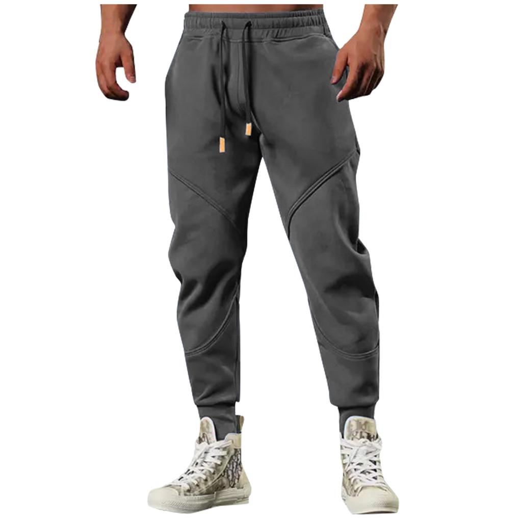 Casual Sports Pants Men's Loose Leggings Long Panel Fitness Running Training Pants