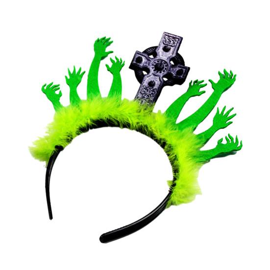 Повязка для волос на Хэллоуин, уникальный аксессуар для костюма, головной убор для вечеринок, косплей