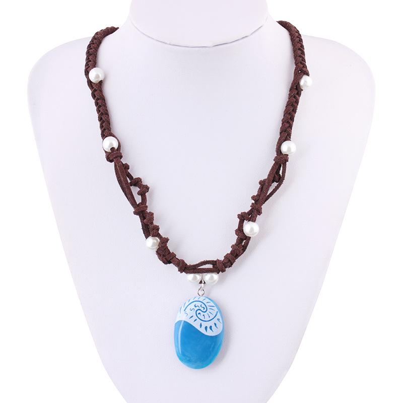 Hand-Woven Luminous Ocean Romance Pearl Necklace - Moana Style