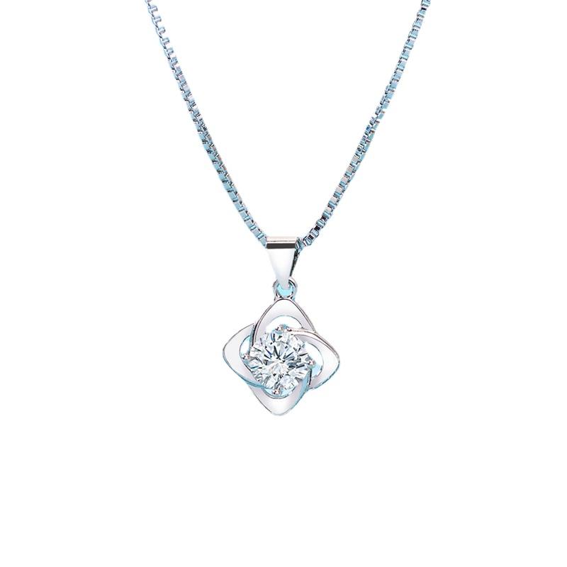 Sace Gems Женское ожерелье, кулон, медный сплав, циркон, модный подарок