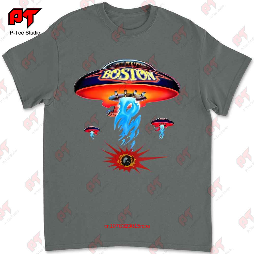 Sale Vintage Boston Rock Band Concert Tour T Shirt 1987 All Size J7ON
