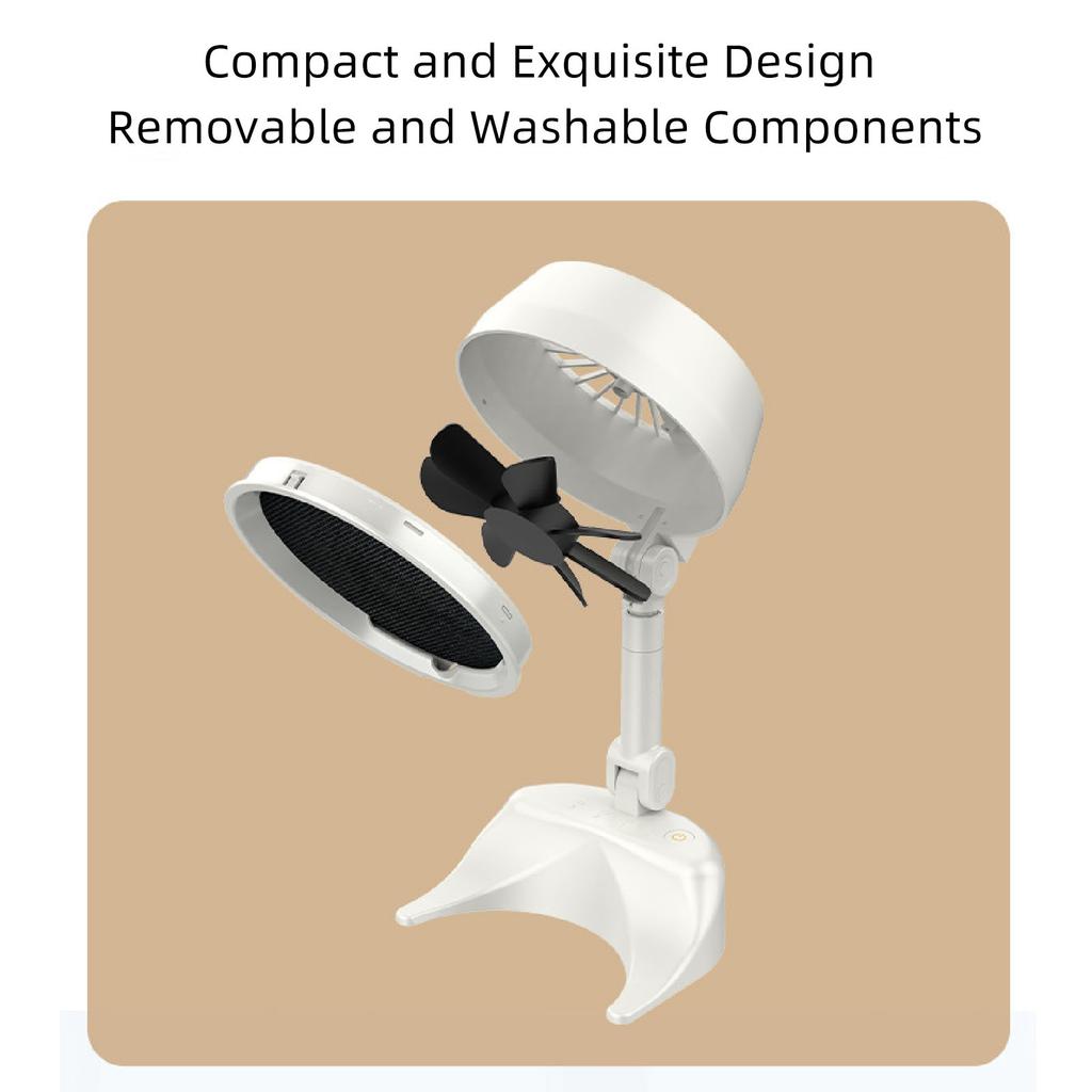 Портативная вытяжка 8 Вт Портативный кухонный вытяжной вентилятор с 3 скоростями для барбекю в помещении, хот-пота, питание от USB, складной, низкий уровень шума