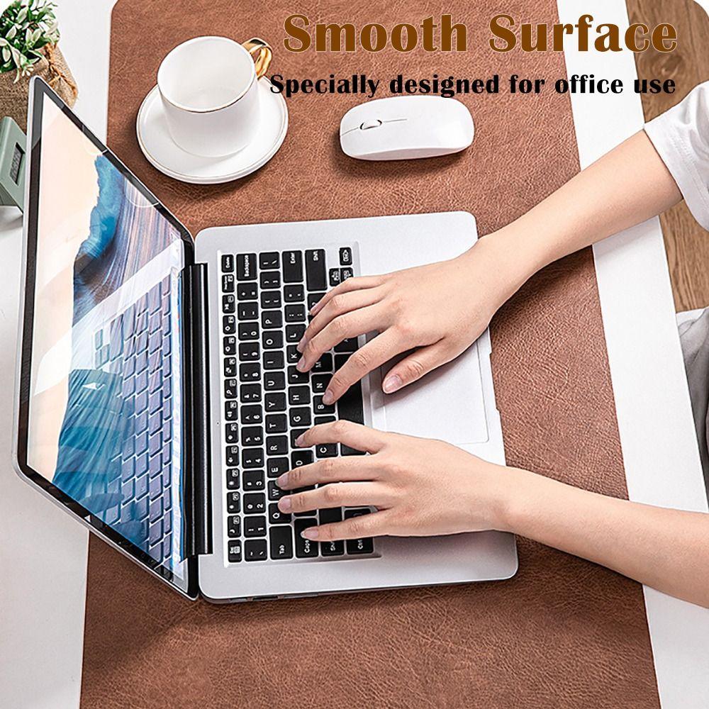 Cowhide Patterned Mouse Pad Non-slip Computer Laptop Mousepad Retro Writing Pad  Home Office