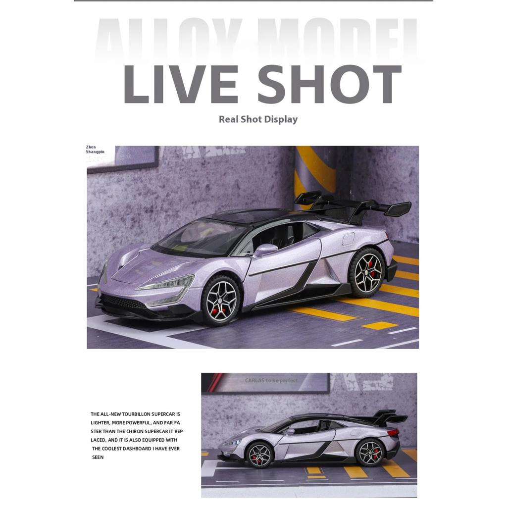 1/32 сплав литой под давлением модель спортивного автомобиля BYD U9 симуляция звук и свет коллекционные украшения детская игрушечная машинка подарки на праздник для мальчиков