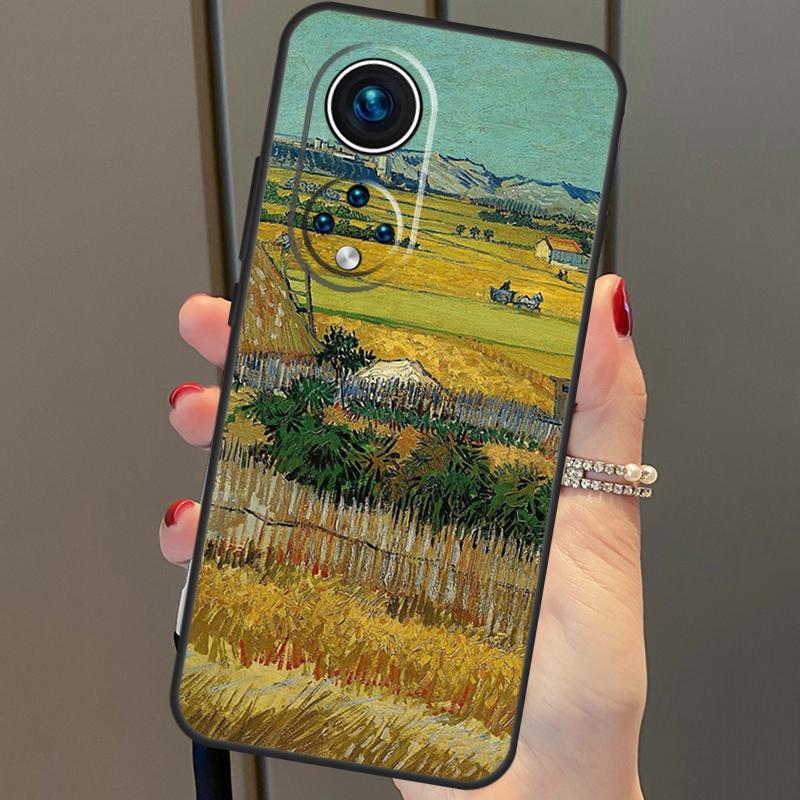 Картина маслом Ван Гог для Huawei P30 Pro P20 P40 Nova 5T 9 P Smart Z 2021, чехол для Honor 8X 9X 10i 50 Lite