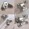 Zinc Alloy L-Shaped Bracket Metal Furniture Support Connector Suitable For Cabinet Drawer Wardrobe Durable Corrosion-Resistant Hardware Accessories