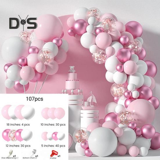 Комплект для гирлянды из воздушных шаров, набор латексных шаров для дня рождения, выпускного, детского душа, свадебного украшения