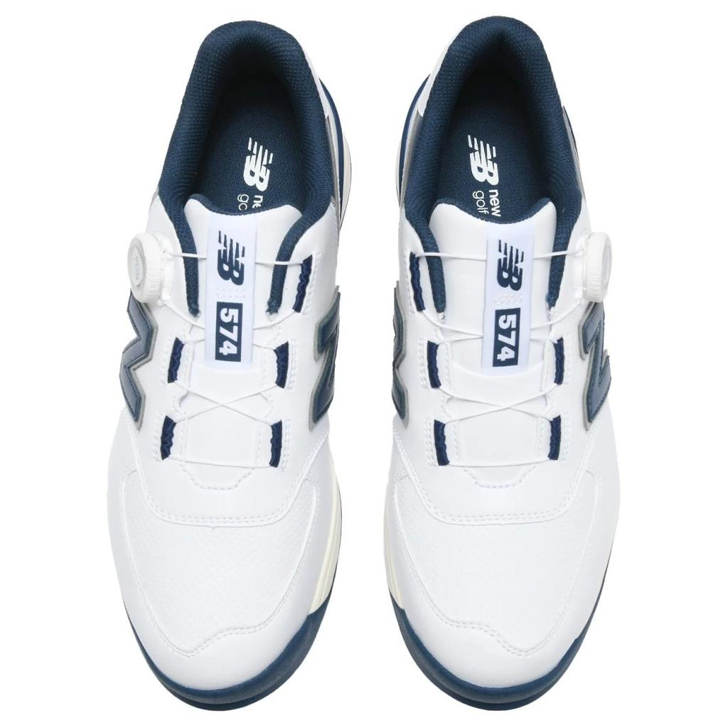 New Balance 574 Golf Синий Серый Белый UGBS574J Мужская Обувь для Гольфа