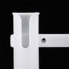 3 Tubes Link Wall Mounted Fishing Rod Holders Fishing Pole Holder Plastic Fishing Rod Racks for Boat Garage Cooler Trailer