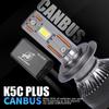 DAWN KNIGHT 140W K5C PLUS H7 H11 H1 H4 Светодиодная лампа для фар 4300K LED HB3 HB4 Двойная медная трубка Светодиодный комплект для автомобиля 12V 2 шт.