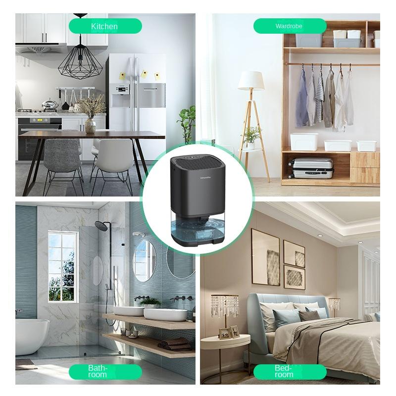 1000 мл домашний электрический осушитель воздуха с 7-цветной светодиодной подсветкой для спальни влагостойкий осушитель поглотитель влаги