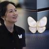 1pcs Charm Butterfly Brooch Butterfly Charm Pearl Brooch Gold Color Brooch  Wedding Gifts