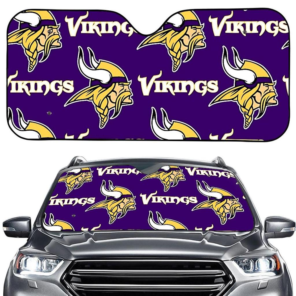Алюминиевая фольга для лобового стекла автомобиля Minnesota Vikings