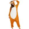 Kigurumi Animal Cosplay Hooded Jumpsuit Pajamas Men Women Long Sleeve Winter Warm Rompe Sleepwear Panda Lion,leopard,elephant,zebra,tiger Cosplay