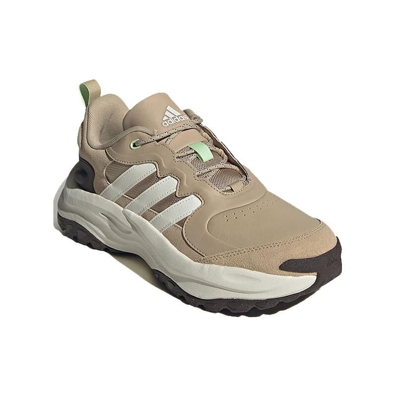 adidas Maxxwavy Удобные Универсальные Кожаные Амортизирующие Дышащие Низкие Повседневные Кроссовки Унисекс Коричневый IF9299