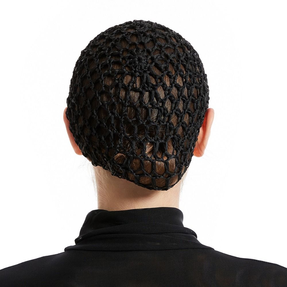 Сетка для сна, сетка для волос, ручная работа, ночная накидка, тюрбан, черные шапочки для париков, вязаная крючком сетка для волос