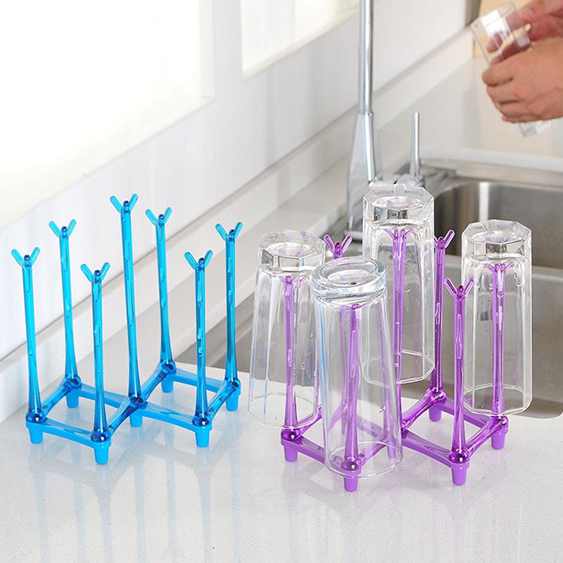 Foldable Toddler Feeding Bottle Drying Rack Cup Holder Drainer Dryer Tableware Storage Dryer Cupboards Container Kitchen Tools