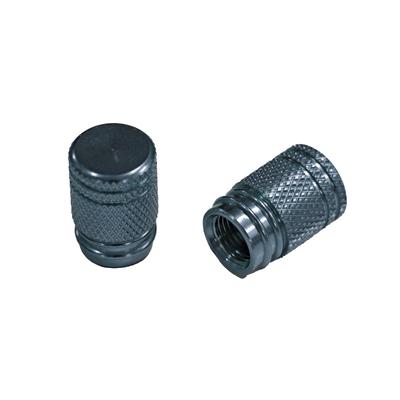 Колпачок клапана MOTO BASE для мотоциклов, MBAP-AVC-04, Графитовый, Рифленый тип A
