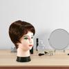 Bald Female Mannequin Head Professional Cosmetology for Wig Making Display Wigs Eyeglasses Hats Salon DIY Painting Display Holder
