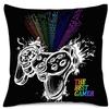 Colorful Game Controller Pillowcases for Gamers Delight sofa and chair cushion covers home bedroom room decoration
