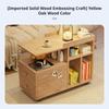 Rolling Sofa Organizer with Drawers Modern and Design Nightstand 360° Rotating Wheels Space-Saving for Students, Bedroom