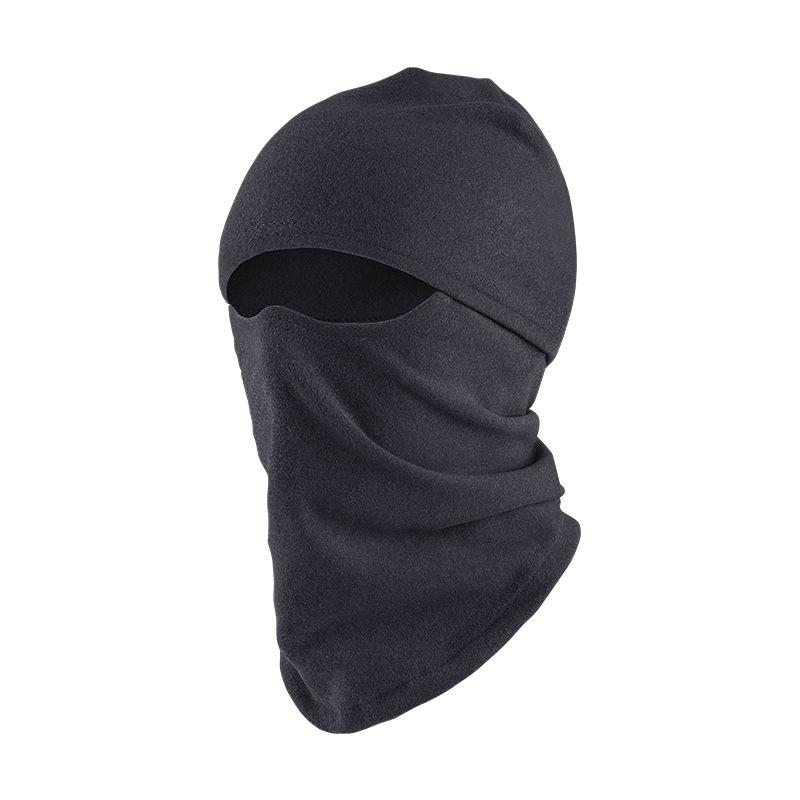 Winter Scarf, Mask, Integrated Warm Hat, Men's Windproof and Cold-proof Knitted Pullover, Outdoor Women's Cycling Hat