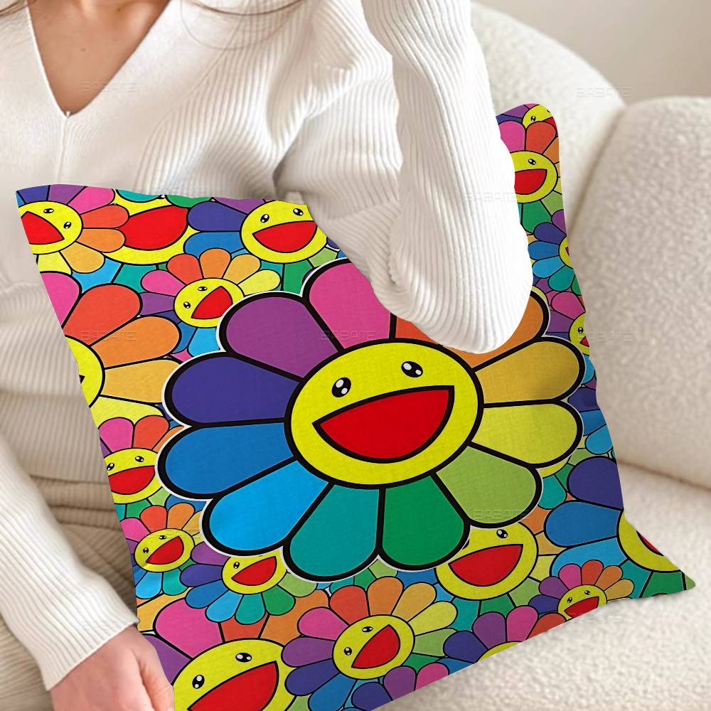 Модный Подарок-Подушка Fashing T-Takashi M-Murakami Декор для Дома и Офиса Подушка для Спальни Дивана Автомобиля Чехол 45X45