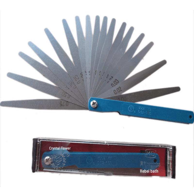 Набор щупов Crystal Precision, 0,02-1,0 мм, зазор клапана, высокая точность, от 14 до 20 штук