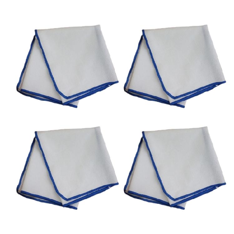 Набор из 4 хлопковых обеденных салфеток, долговечная хлопковая ткань, щедрый размер