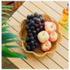 Multipurpose Imitation Rattan Fruit Plate  Wedding Candy Flower Storage