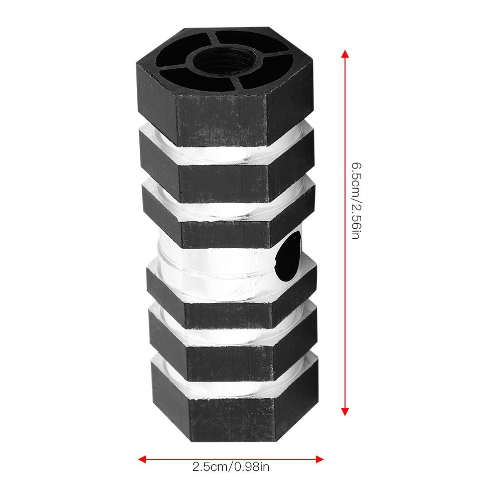 Колышки для задней оси велосипеда Колышки для велосипеда из алюминиевого сплава Колышки для BMX (черный)