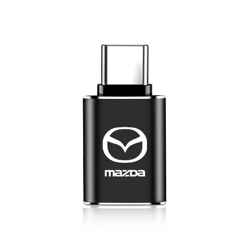 1 шт. Автомобильный USB Type C кабель-конвертер Адаптер для зарядки Автоаксессуары для Mazda 3 6 CX5 2 CX3 CX9 MX5 RX8 Axela Demio MS CX5 2 Axela Demio Atenza MS GH