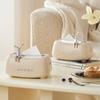 Creative Spring Tissue Box Ceramic Paper Towel Holder Paper Extractor Cute Rabbit Storage Box Household Napkin Holder