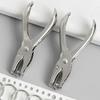 3/6mm Silver Metal Hole Punch Portable Handheld Single Hole Punch Pliers Office Binding Supplies Paper Plastic Hole Puncher
