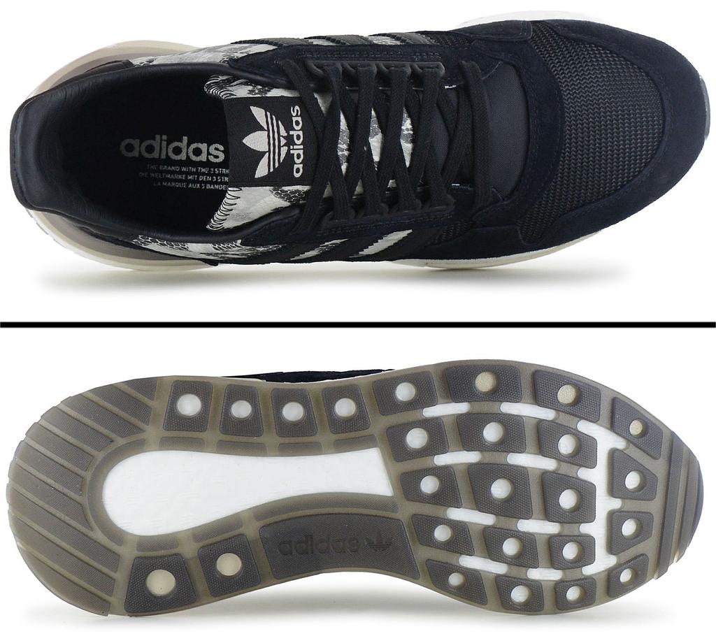 adidas ZX 500 Boost RM - Snake - Мужские кроссовки черные BD7924