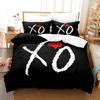 Xo The Weeknd Bedding Set Single Double Queen King Size 3D Printed Bed Sheet Set For Bedroom New Duvet Cover Bed