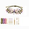 DIY Nature-Inspired Botanical Bracelet Kit Forest Floral Crochet Bracelet Kit  For Crochet Practice