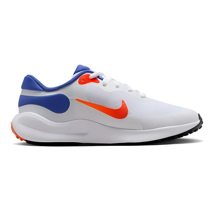 Nike REVOLUTION 7 Мягкие и удобные Нескользящие Износостойкие Низкие Детские Беговые Кроссовки Белые Детские FB7689-102