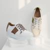 JiSyu Women S Natural lambSkin Hanyu SneakerS
