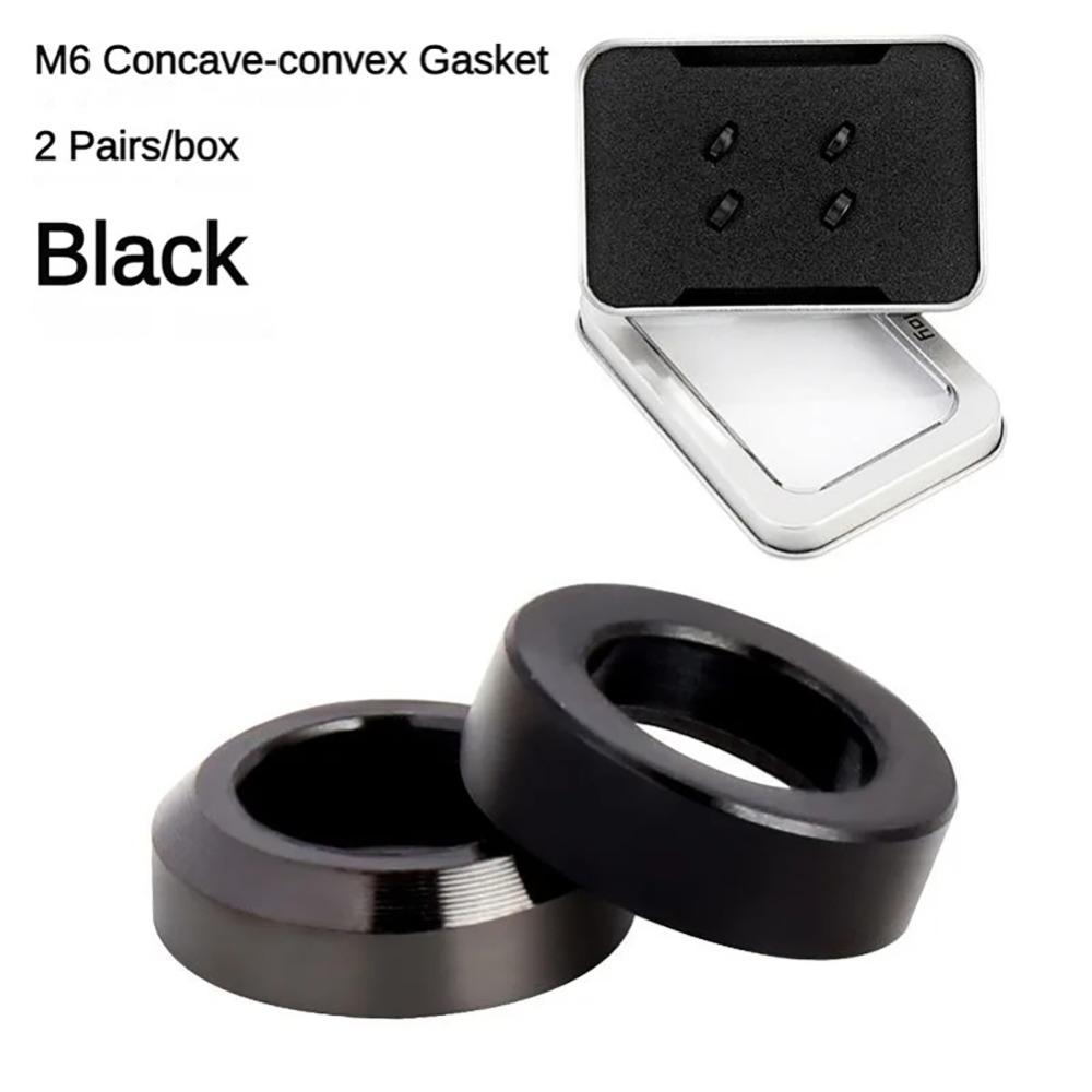 4 шт./компл. PVD-покрытие Проставка суппорта дискового тормоза Разноцветная Проставка монтажного болта MTB Шайба M6