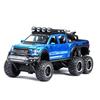 2023 1/24 Scale Simulation Pickup Truck Off-Road Pull Back Vehicle Alloy Car Model for Collection and Display for Ford (Raptor F-150)