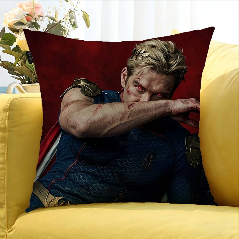 Homelander The Boys Various Sizes Square Pillow Case For Car Home Bedchamber Decor
