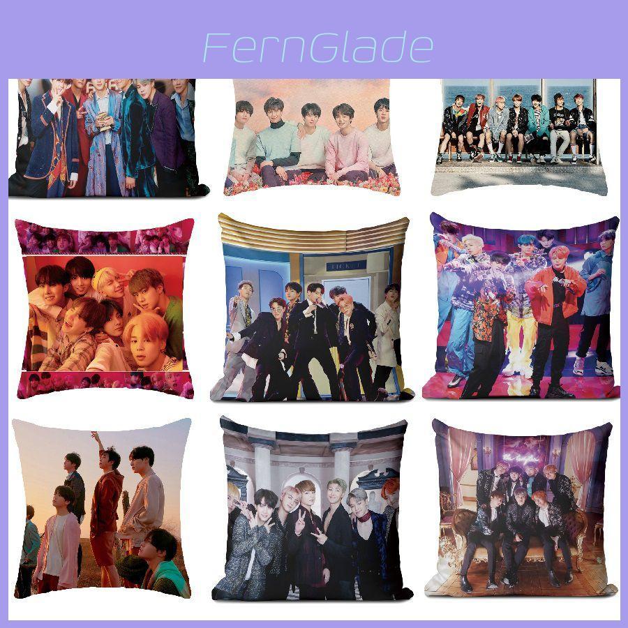 Наволочка с принтом Map Of The Soul 7 Декоративная K-pop Наволочка для подушки Bangtan Boys Для стиля настоящего фаната