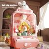 Claw Machine Toy for Kids Electric Coin-Operated Vending Machine with Cute Dolls Lights Sound Home Arcade Game for Party Birthday